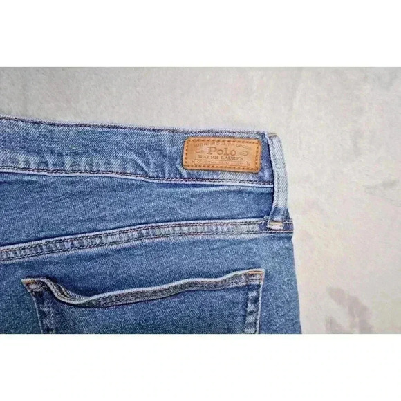 POLO RALPH LAUREN THE TOMPKINS MID-RISE SKINNY JEAN WOMEN'S SIZE 33 - Picture 3 of 12